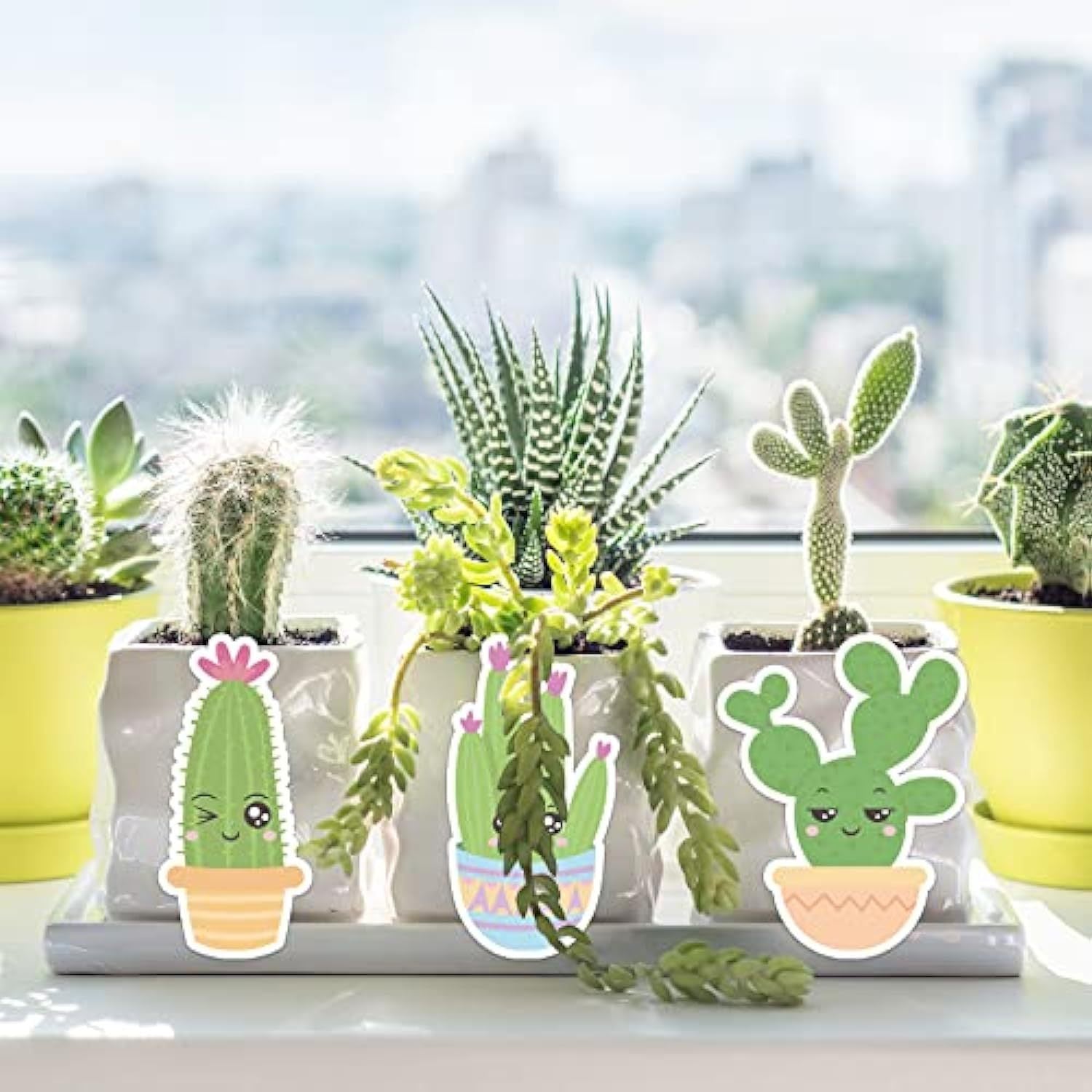 Wholesale of Green Cactus Sticky Notes